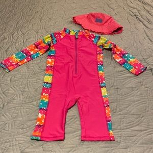 3T Full body Swim suit and hat